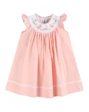 Lil Cactus Easter Smocked Bishop Dress