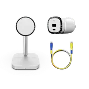 - Value Set Power Up Set (White) - 2-in-1 Charging Stand (White) & Fast Charger (White) & USB-C to USB-C Cable (Art Block)
