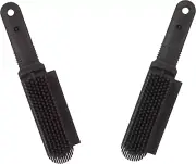 Pet Hair Rubber Brush with Squeegee, Easily Remove Fur and Lint