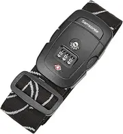 [Samsonite] Luggage Strap, Black, Combination Lock, Luggage Strap