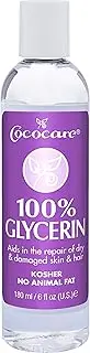 Cococare 100% Glycerin - Pack of 2 - Glycerin for Beauty Care - 6 fl oz