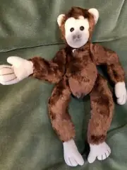 Monkey Chimpanzee Vintage Brown 11" 5-Way Jointed If you know Brand let me know