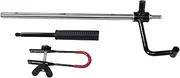 ZenithAur Alloy Steel Auger Extension, 20 Inch Ice Fishing with Handle and Drill Connector, Ice Auger Extension Bar for Electric Drill