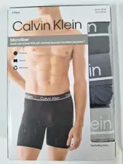 Calvin Klein Men's Microfiber Boxer Brief 3 Pack XL