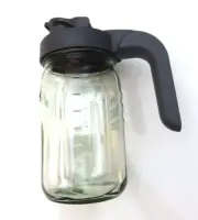 County Line Kitchen Mason Jar Pitcher w/ Plastic Handle Top 1 Quart