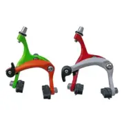 1 Pair Bicycles Brake Part Aluminum Alloy C Shape Brake with Rubber Brake Shoe