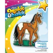 Colorbok TB-48945 Makit & Bakit Suncatcher Kit-Horse (6Pk)