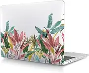 Laptop Hard Shell Case Compatible with New MacBook Pro 16 inch with Touch ID 2021/2023 Release Model A2485 M1/A2780 M2, Color Printing Plastic Protective Hard Shell Case Cover, Colorful Leaves