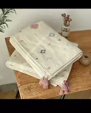 Huge Quilt Handmade Southwest Theme / Boho Handmade in Japan
