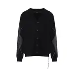 [Mastermind World] Mastermind World-Black Cashmere Argyle Cardigan-Uomo S STAND