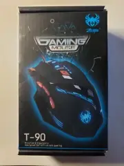 New - ZELOTES T-90 8 Key Wired USB Optical Game Mouse