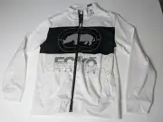 Ecko Function zip up Sweatshirt white with pockets Mens Medium New with tags