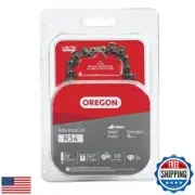Oregon R34 AdvanceCut Replacement Chainsaw and Pole Saw Chain, for 8" Guide B