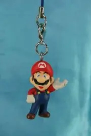 Bandai Super Mario Bros Party 4 Mini Charm Zipper Pull Figure Mario