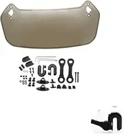 Windscreens & Parts For F800 For R1200GS Universal Motorcycle Adjustable Wind Screen Windshield Spoiler Air Deflector Wind Deflector Screen (Size : TypeA smoke big)