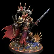 Chaos Space Marines Warhammer 40K Painted Abaddon The Despoiler Army GW