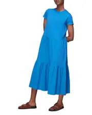 Whistles Tiered Jersey Midi Dress