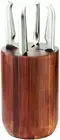 Furi Pro Capsule Knife Block Set, Acacia Block With Four Premium Knives