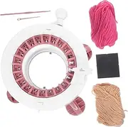 TEHAUX Manual Woven Machine Toy for Children Plastic Knitting Machine Observation Coordination Skills