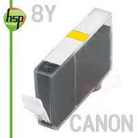 在飛比找PChome24h購物優惠-【HSP】CANON CLI-8Y 黃色 相容 墨水匣