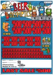 Pull Tab Tickets - Jar Tickets - Game - Beer Olympics