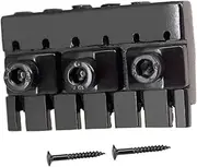 ａ aternee Headless Guitar Bridge Locking Nut 42mm Electric Guitar String Nut Accessories