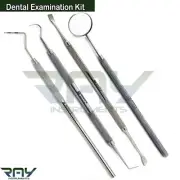 Dental Examination Kit Probe Explorer Calculus Plaque Remover Dentist Tools