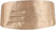 [WESIEVYA] Sophisticated Men's Formal Girdle Satin Cumberbund for Tuxedos and Events