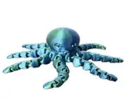 3D Printed Fidget 10cm - Blue Octopus