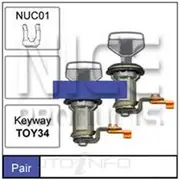 Nice Door Lock Barrel - Pair, NDL11