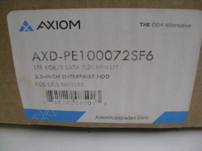 Axiom Enterprise 3.5" 1 TB HDD SATA 6Gb/s AXD-PE100072SF6 7200RPM 3.5" Hot Swap
