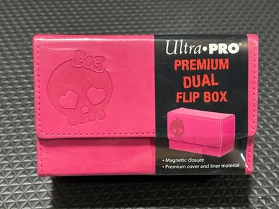 Sealed Dual Flip Deck Box Cutey Galaxy Pink Skull 200c Ultra Pro TCG CCG MTG New