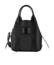 Hogan Script Small Shopping Bag One size black