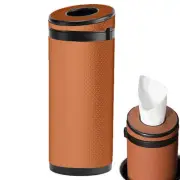 Universal PU Leather Cylinder Car Tissues Box Tissues Container tissue Holder