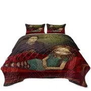 Alice and Lewis Carroll Coverlet
