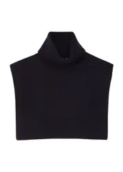 The Row Eppie Ribbed Cashmere Collar - Navy - One Size ONE SIZE