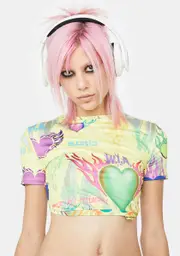 [W.I.A] Be Mine Crop Top