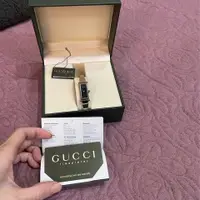 在飛比找PopChill優惠-[二手] GUCCI 1500L SS 黑色石英錶