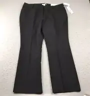Liz Claiborne Pants Womens 18P Black Audra Bootcut NWT