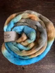 10. The Wheel Tarot - Hand Painted Merino Wool Roving Chime