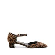 [Prada] Prada 35mm Leopard-print Pumps