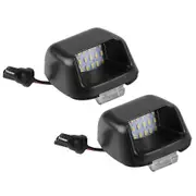 LED License Plate Light for Navara D40 2004-2018 - High-Quality Illumination black