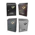 Wall Mount Mailbox Porch Business Metal Office Locking Mailbox Mail Box