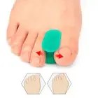 8 Pairs Toe Spacer Silicone Toe Separator Bunion Straightener Hallax XXL
