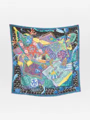 Cavaliers du Caucase 90 Silk Scarf