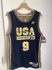 Nike 1992 Dream Team USA Michael Jordan Jersey #9 Legends Size L Youth NWT Gold