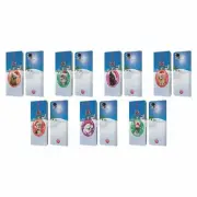 ANIMAL CLUB INTERNATIONAL CHRISTMAS BALLS LEATHER BOOK CASE FOR ASUS ZENFONE