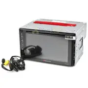 6.2" 2 DIN Car Stereo Receiver Bluetooth Camera DVD CD FM Touchscreen Nakamichi