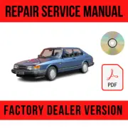Saab 900 1992-1998 Factory Repair Manual + WIRING DIAGRAMS