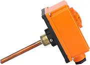 Zerodis Thermostat -Temperature Controller 90 ° C High Temperature G1/2 Hot Water Thread Water Tube for Heating Parts